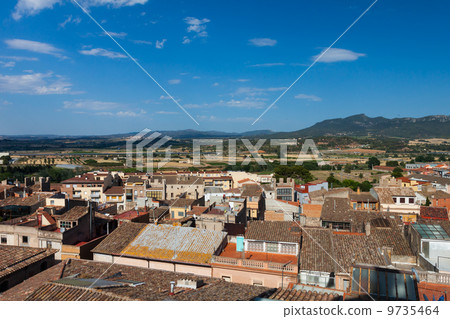 View from above on Spanish town View from above on Spanish town 9735464