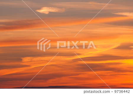 Dramatic sunset 9736442