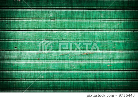 Green painted wooden background 9736443