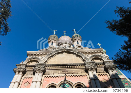 Russian rthodox church in Sanremo on the Italian Riveria 9736496