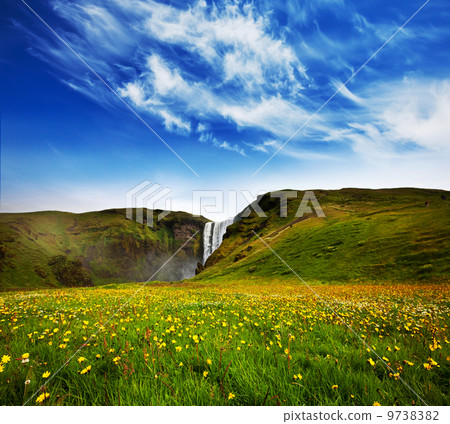 Waterfall in Iceland Waterfall in Iceland 9738382