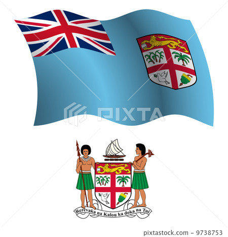 fiji wavy flag and coat fiji wavy flag and coat 9738753