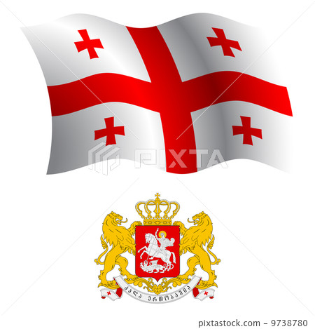 georgia wavy flag and coat georgia wavy flag and coat 9738780
