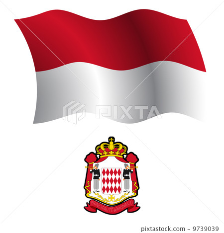 monaco wavy flag and coat 9739039