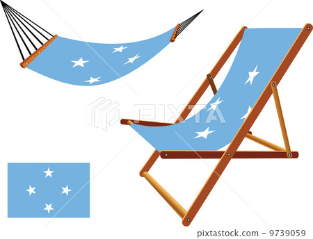 micronesia hammock and deck chair set 9739059