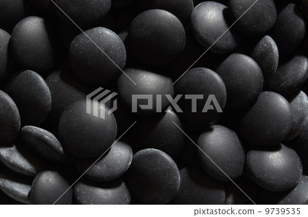 Black go stones 9739535