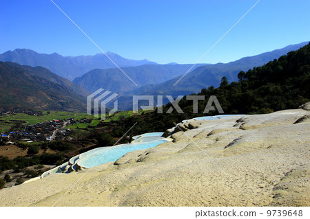 Landscape of Yunnan's white basin Baishui tableland in Yunnan China 9739648
