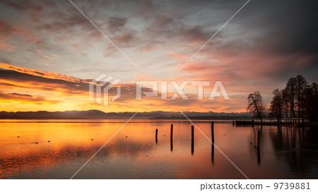 Starnberg Lake in Germany Sunrise 9739881