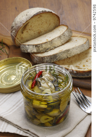 Oyster pickled in oil Oyster pickled in oil 9742598