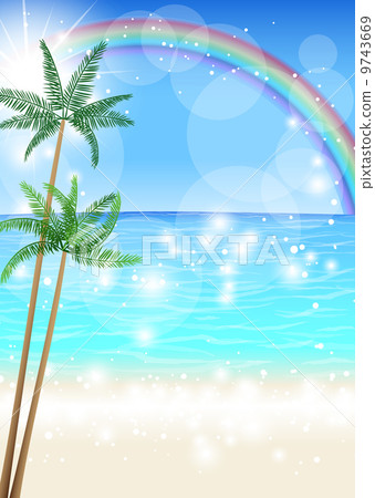 南島的海和彩虹 9743669