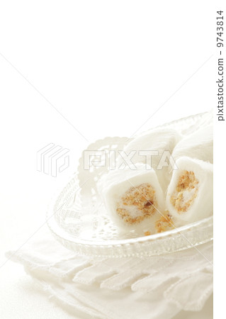 Chinese Sweets Dragon Beard Candy Stock Photo