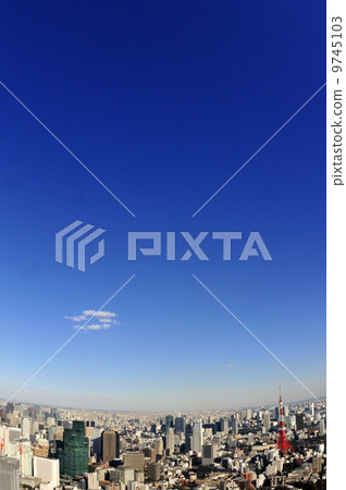 東京的建築和天空 東京的建築和天空 9745103