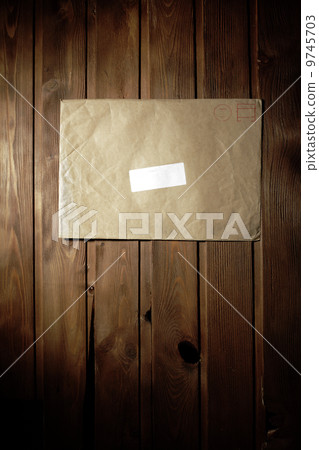 letter on old boards 9745703