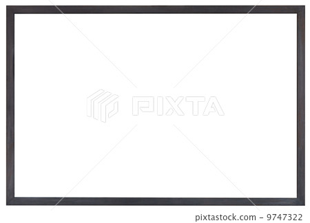 simple narrow grey wooden picture frame 9747322