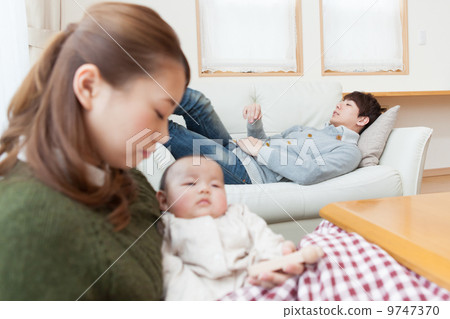 木乃伊 母親 父母和小孩 9747370