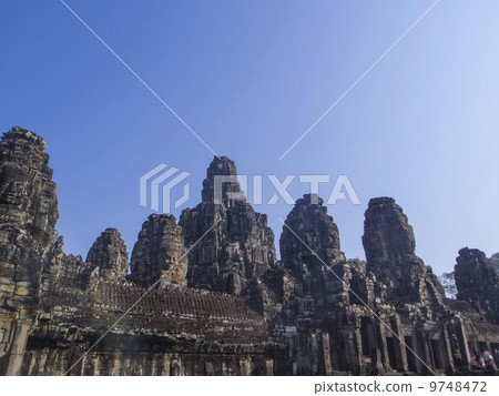 Bayon in blue sky 9748472