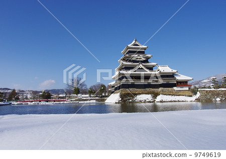 國寶松本城堡雪景 9749619