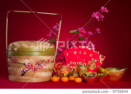 chinese new year decorations during festival 9750644