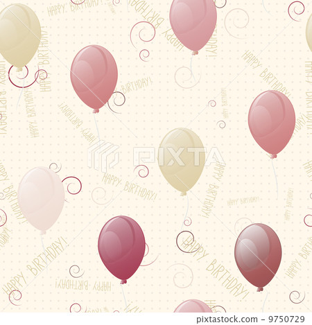 balloons, happy birthday seamless texture balloons, happy birthday seamless texture 9750729