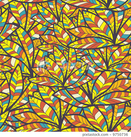 abstract feathers. bright seamless texture abstract feathers. bright seamless texture 9750736