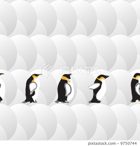 geometric pattern with circles and penguins geometric pattern with circles and penguins 9750744