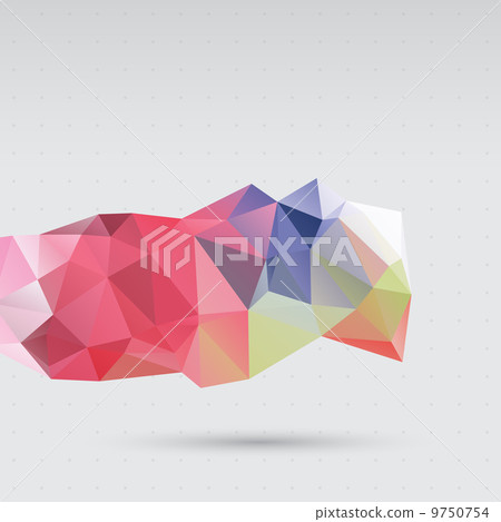 Triangle pattern background 9750754