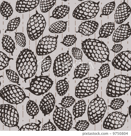 pattern with fir cone pattern with fir cone 9750804