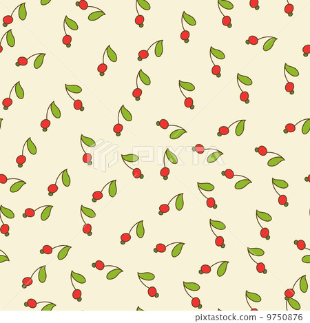 red berry and green leaf red berry and green leaf 9750876