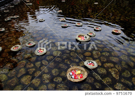 Shimogamo Shrine Shop shed flowers 9751670
