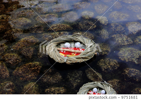Shimogamo Shrine Shop shed flowers 9751681