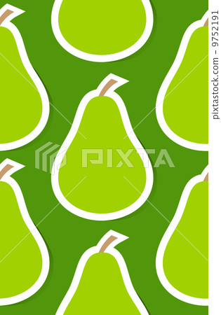 Seamless background with pear Seamless background with pear 9752191