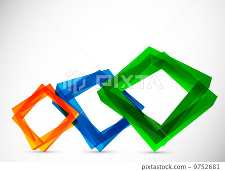 Background with bright squares 9752681