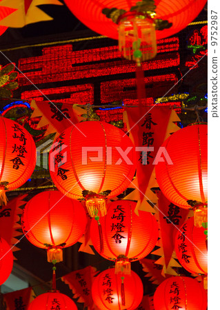 長崎新幹線唐人街的燈籠 9752987