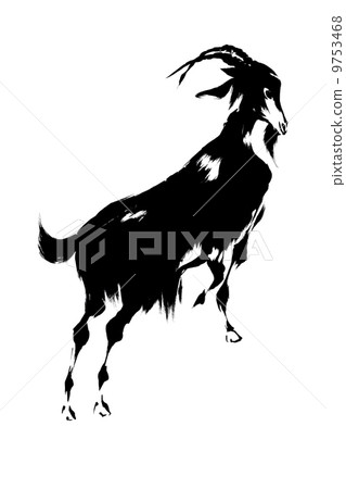 Sheep Japanese painting 9753468