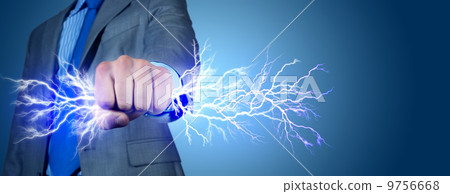 close-up of clasped hand with lights 9756668
