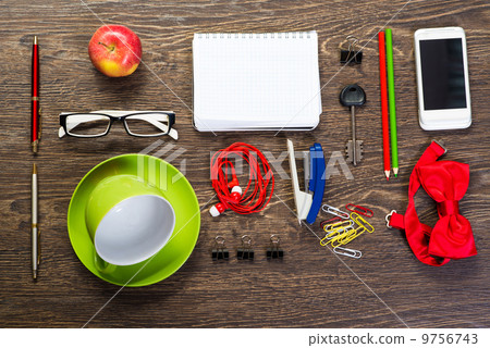 items laid on the table, still life 9756743