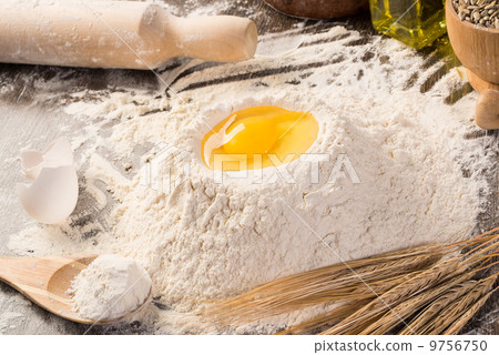flour, eggs, wheat still-life flour, eggs, wheat still-life 9756750