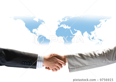 Two businessmen shaking hands Two businessmen shaking hands 9756915