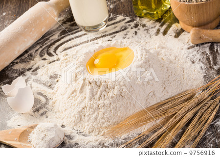 flour, eggs, white bread, wheat ears flour, eggs, white bread, wheat ears 9756916