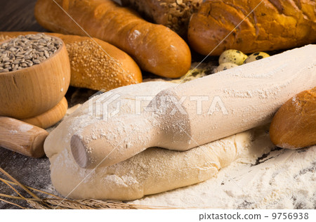 flour, eggs, white bread, wheat ears flour, eggs, white bread, wheat ears 9756938
