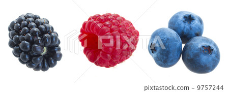 set of fresh berries  9757244