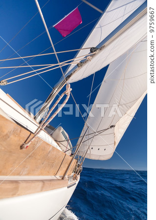 Sailing boat in the sea Sailing boat in the sea 9759667