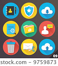 Vector Icons for Web and Mobile Applications. Set 9. 9759873