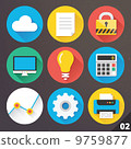Vector Icons for Web and Mobile Applications. Set 2. 9759877