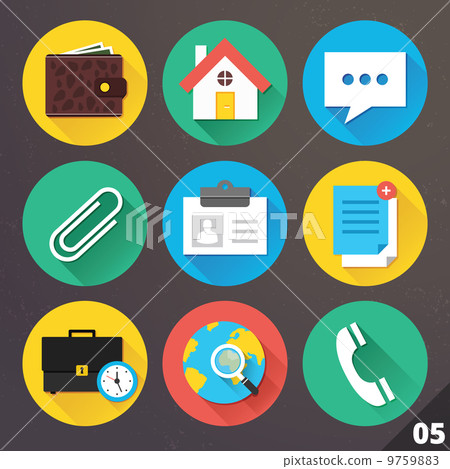 Vector Icons for Web and Mobile Applications. Set 5. 9759883