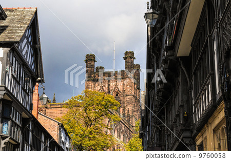 British Chester Chester Cathedral and the cityscape 9760058