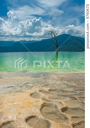 Hierve el Agua, natural rock formations in the Mexican state of 9760678