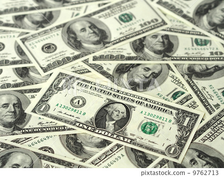 US dollar bill 1 dollar US dollar bill 1 dollar 9762713