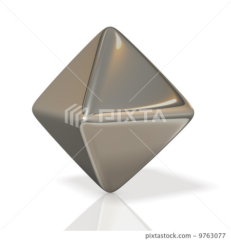 Metallic octahedron 9763077