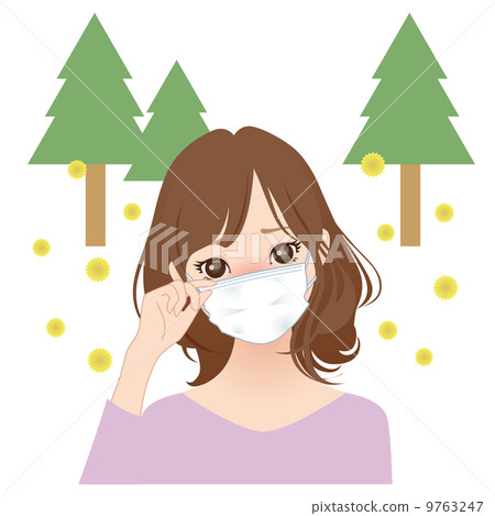 woman wearing a mask woman wearing a mask 9763247